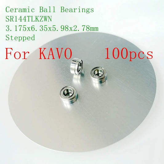 100pcs Handpiece Dental  Bearings SR144TLKZWN 3.175x6.35x5.98x2.78mm for Kavo 505/605/625/636
